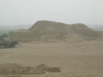 Temple of the Sun at Moche. Pre-Inca woz-pyramid
